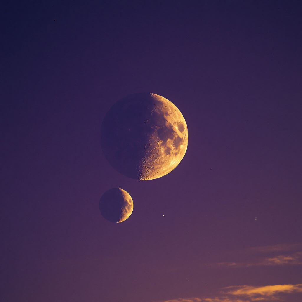 Observation astronomique des phases lunaires depuis l'observatoire de Pékin (XIVe siècle)